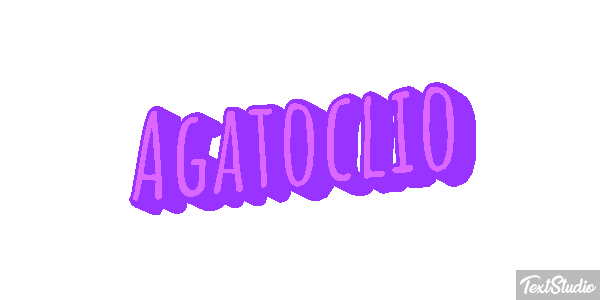 Agatoclio Efecto de texto