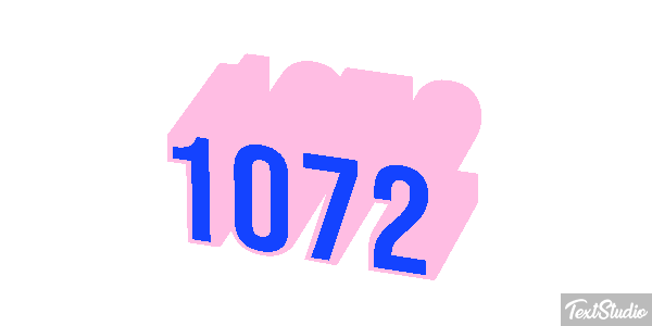 1072 Text effect
