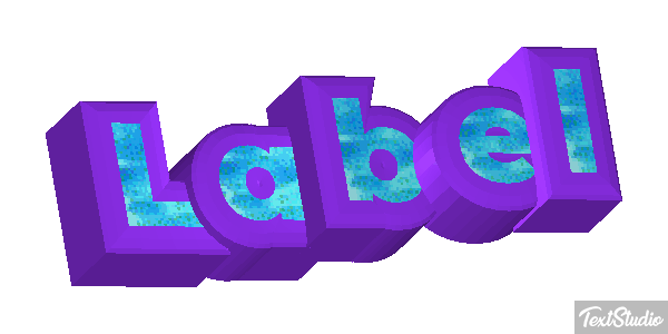 Label テキスト効果