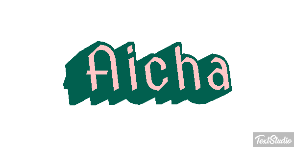 Aicha Text effect