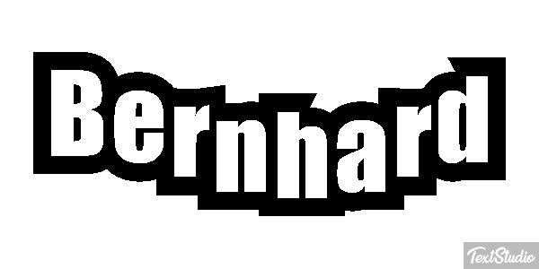 Bernhard Текстовый эффект