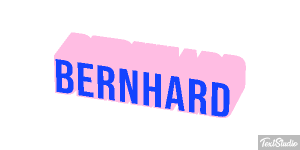Bernhard Текстовый эффект
