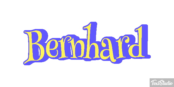 Bernhard Текстовый эффект