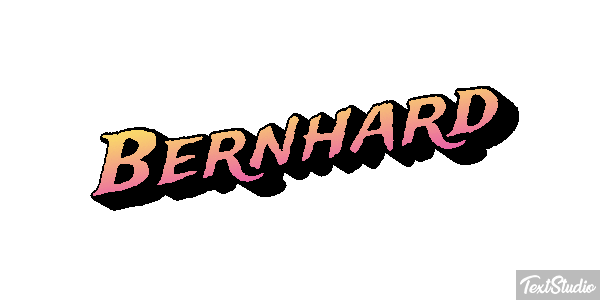 Bernhard Текстовый эффект