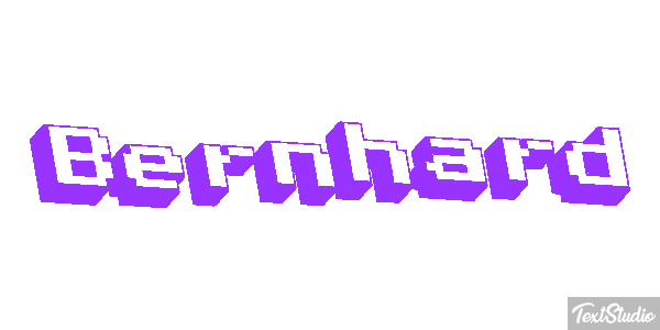 Bernhard Текстовый эффект