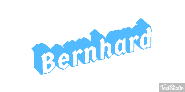 Bernhard Текстовый эффект