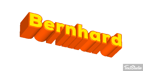 Bernhard Текстовый эффект