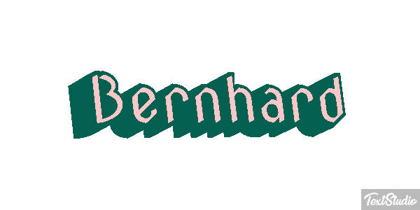 Bernhard Текстовый эффект
