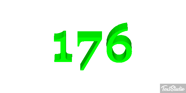 176 Texteffekt