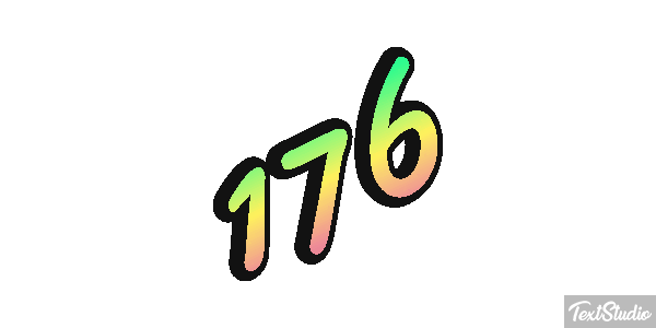 176 Texteffekt
