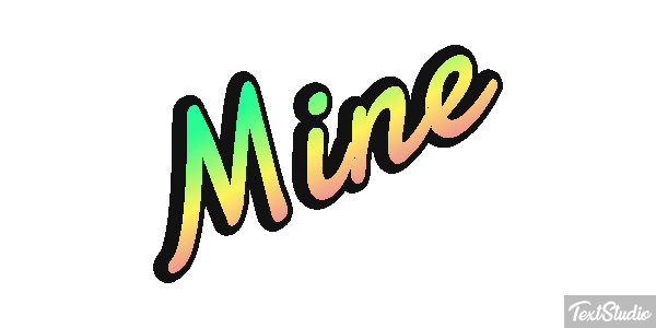 Mine Effetto testo