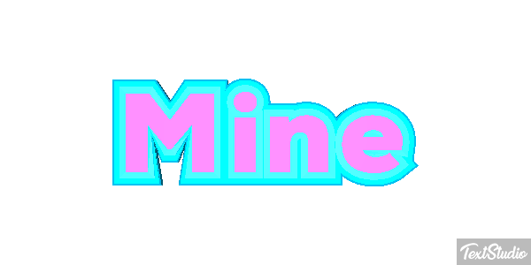 Mine Effetto testo