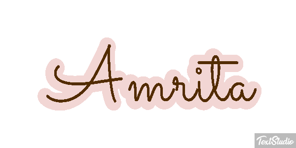 Amrita Text effect