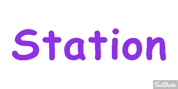 Station Текстовый эффект