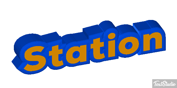Station Текстовый эффект