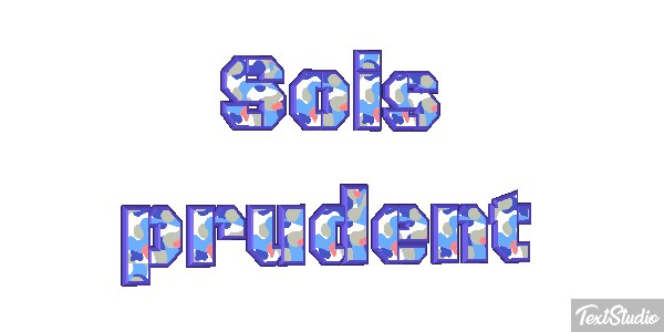 Sois prudent Effet de texte