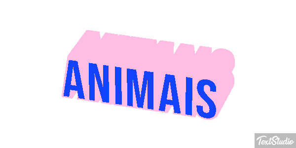 Animais Efeito do texto