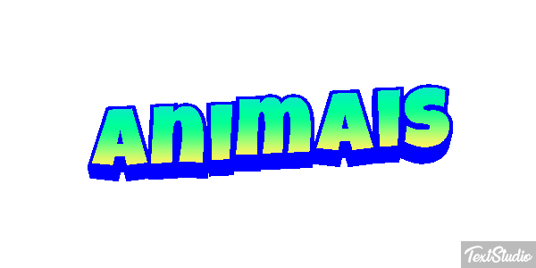 Animais Efeito do texto