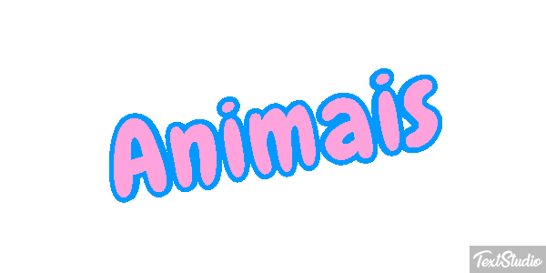 Animais Efeito do texto