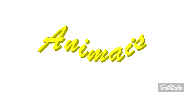 Animais Efeito do texto