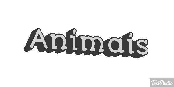 Animais Efeito do texto