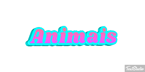 Animais Efeito do texto