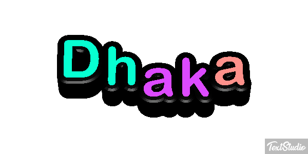 Dhaka Efekt tekstowy