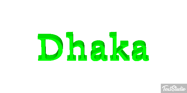 Dhaka Efekt tekstowy
