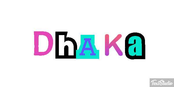Dhaka Efekt tekstowy