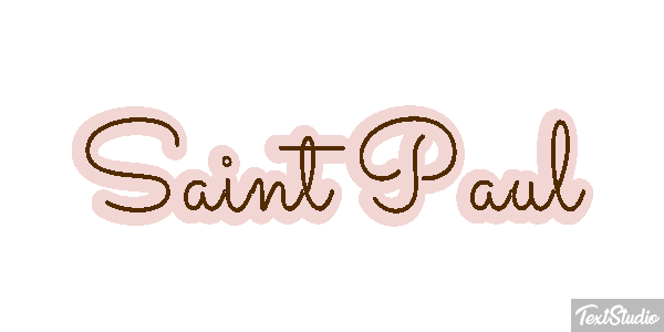 Saint Paul Efekt tekstowy