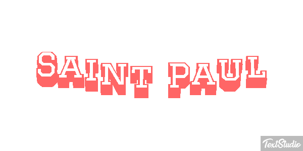 Saint Paul Efekt tekstowy