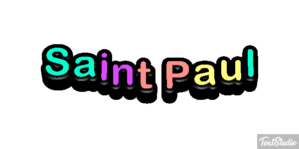 Saint Paul Efekt tekstowy