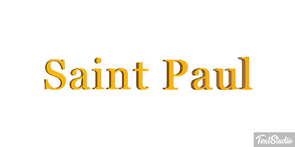 Saint Paul Efekt tekstowy