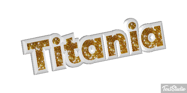 Titania Efecto de texto