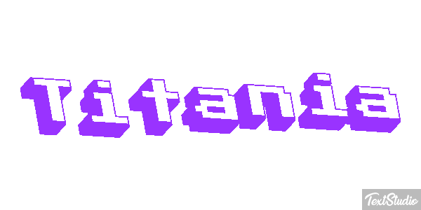 Titania Efecto de texto