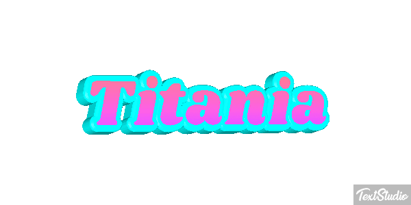 Titania Efecto de texto