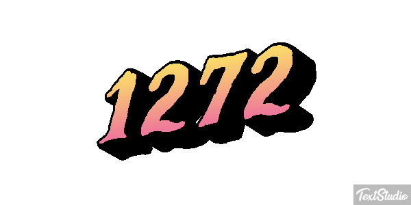 1272 Tekst effect