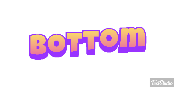 Bottom Texteffekt