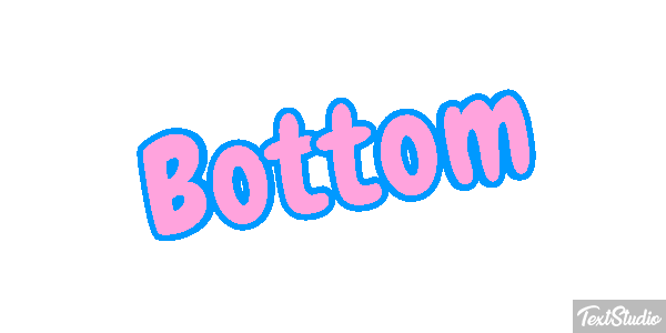 Bottom Texteffekt