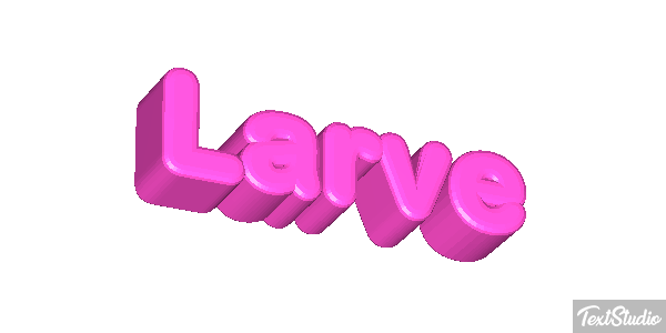 Larve Efeito do texto