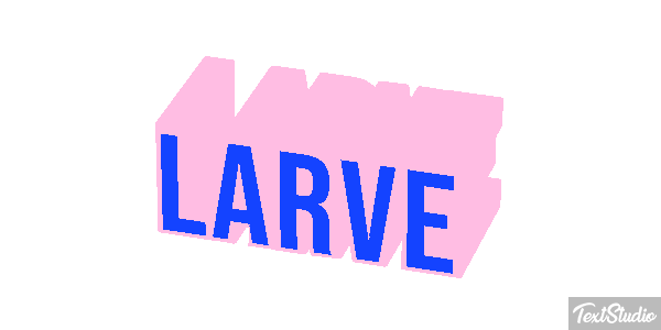 Larve Efeito do texto