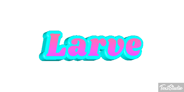 Larve Efeito do texto