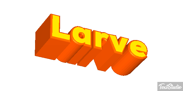 Larve Efeito do texto