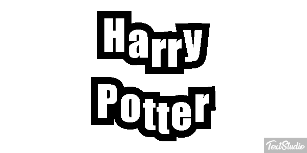 Harry Potter Tekst effect