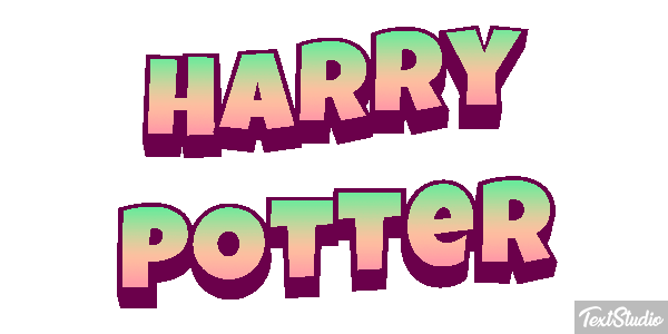 Harry Potter Tekst effect