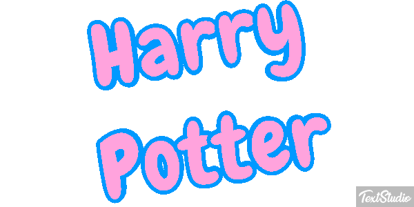 Harry Potter Tekst effect
