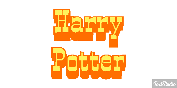 Harry Potter Tekst effect