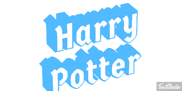 Harry Potter Tekst effect