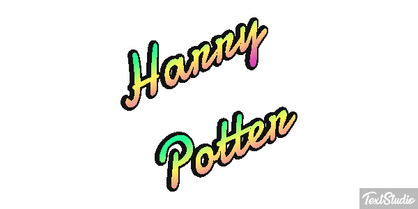 Harry Potter Tekst effect