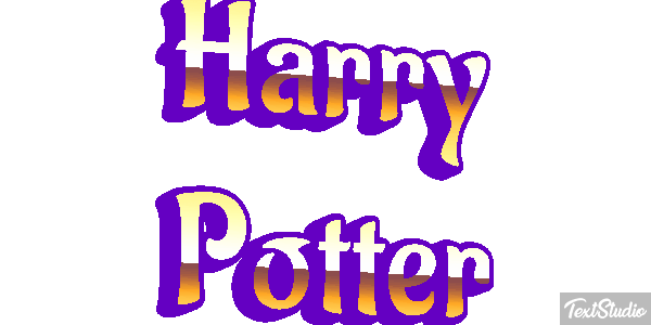 Harry Potter Tekst effect